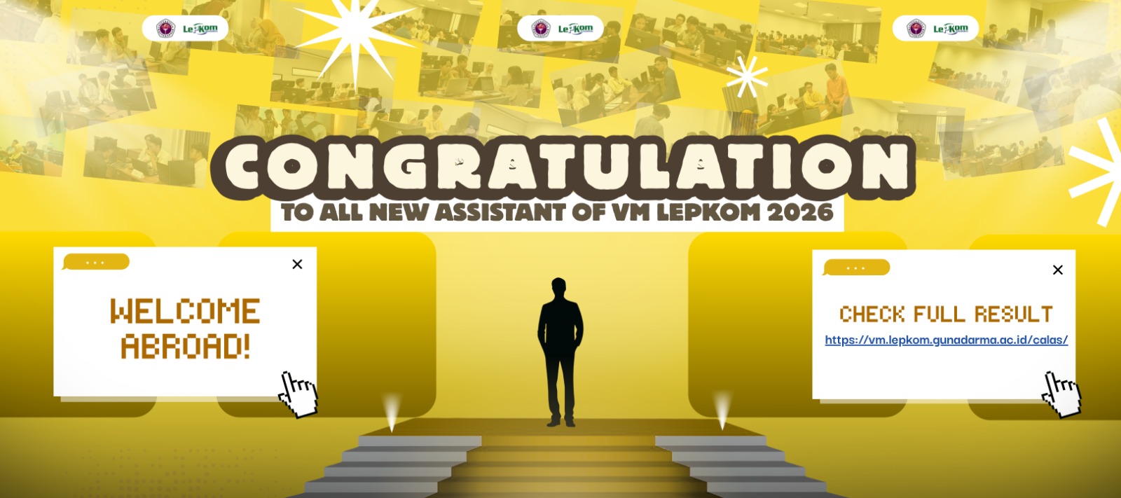 PENGUMUMAN HASIL SELEKSI CALON ASISTEN VM LEPKOM 2026